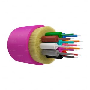 Оптический кабель распределительный, OM4, 50/125, 12 волокон, LSZH, манджента