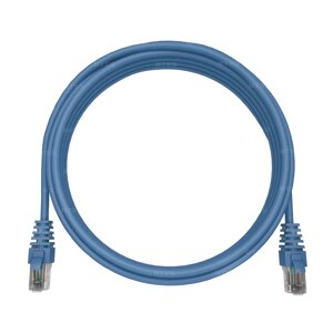 Патч-корд NTSS premium 2xrj45/8P8c, T568B UTP CAT5e LSZH 5 метров, синий