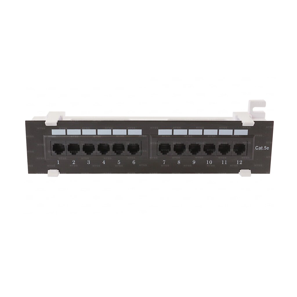 Патч-панель UTP, 12 портов RJ45, cat. 5е, 110 тип (настенная) от компании ТОО Alfaopt KZ - фото 1