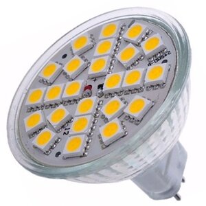 Светодиодная лампа Led Favourite GU5.3 5W 220V Glass