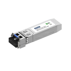 Двухволоконный модуль NTSS SFP+, 10 Гбит/с, разъём duplex LC, рабочая длина волны 1310 нм, SM, дальность до 10 км, ОБ