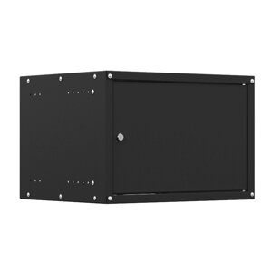 19'' Настенный телекоммуникационный шкаф NTSS LIME 12U 550600635 мм, дверь глухая металл, боковые стенки не съемные,