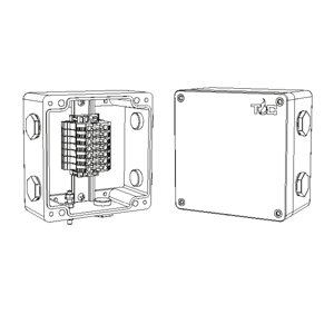 Коробка соединительная TS-M10 для подвода питания к саморегулирующимся нагревательным кабелям