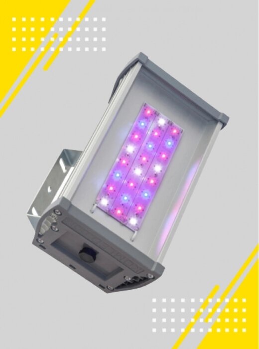 Тепличный светодиодный светильник KOMLED OPTIMA-F-055-55-50 - обзор