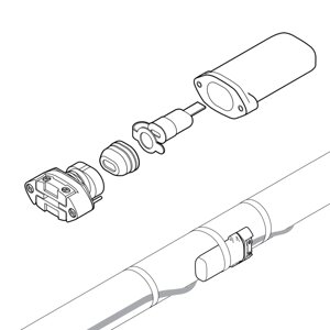 Комплект для оконцевания E-150-F для кабелей FHT, FMT