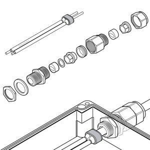 Подсоединительный комплект C3/4-100-METAL-NP