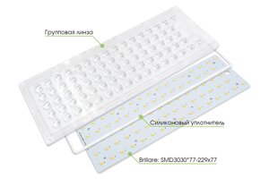 Модуль Brillare: SMD3030*77-229x77 (85x155°)