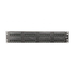 Патч-панель UTP, 19", 48 портов RJ45, cat. 5е, 2U, 110 тип