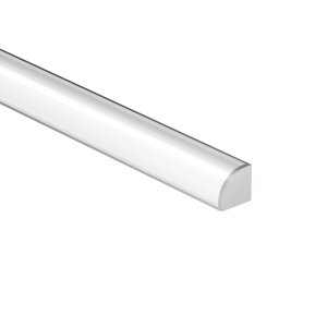 Профиль Geniled для светодиодной ленты угловой 16x16x2000 с заглушками и рассеивателем