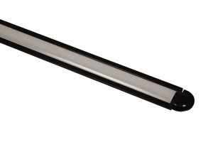 Профиль Geniled для светодиодной ленты врезной Black 22x7x2000 М16 с заглушками и рассеивателем