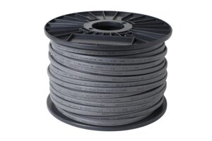 Саморегулирующийся греющий кабель DEVI-Iceguard 18 черный (катушка ~100м, 10%
