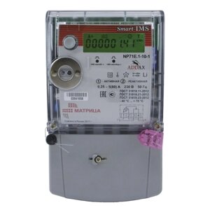 Счетчик электроэнергии Матрица NP71E. 1-10-1 (FSK)