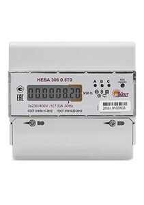 Счетчик электроэнергии НЕВА 306 0,5T0 230V/ 1(7,5)А