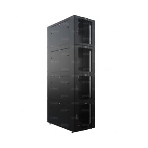 Шкаф напольный секционный NTSS CoPC 44U 600х1070мм, 4 профиля 19 на секцию, 4 секции по 11U, двери перфорированные,