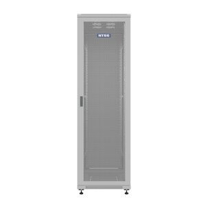 Шкаф напольный универсальный серверный NTSS R 22U 600х1000мм, 4 профиля 19, двери перфорированная и перфорированная,
