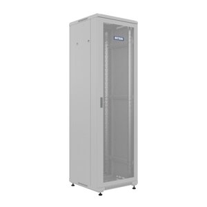 Шкаф напольный универсальный серверный NTSS R 42U 600х600мм, 4 профиля 19, двери перфорированная и сплошная металл,