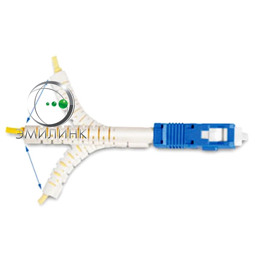 Шнур оптический dpc Flex Angle Boot LCfab/APC-LCfab/APC 9/125 2.0мм 10м LSZH от компании ТОО Alfaopt KZ - фото 1