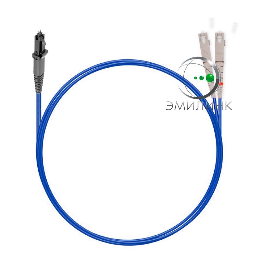 Шнур оптический NTSS PREMIUM dpc MTRJ/male-SC/UPC 50/125 OM4 2.0мм 15м LSZH (патч-корд) от компании ТОО Alfaopt KZ - фото 1