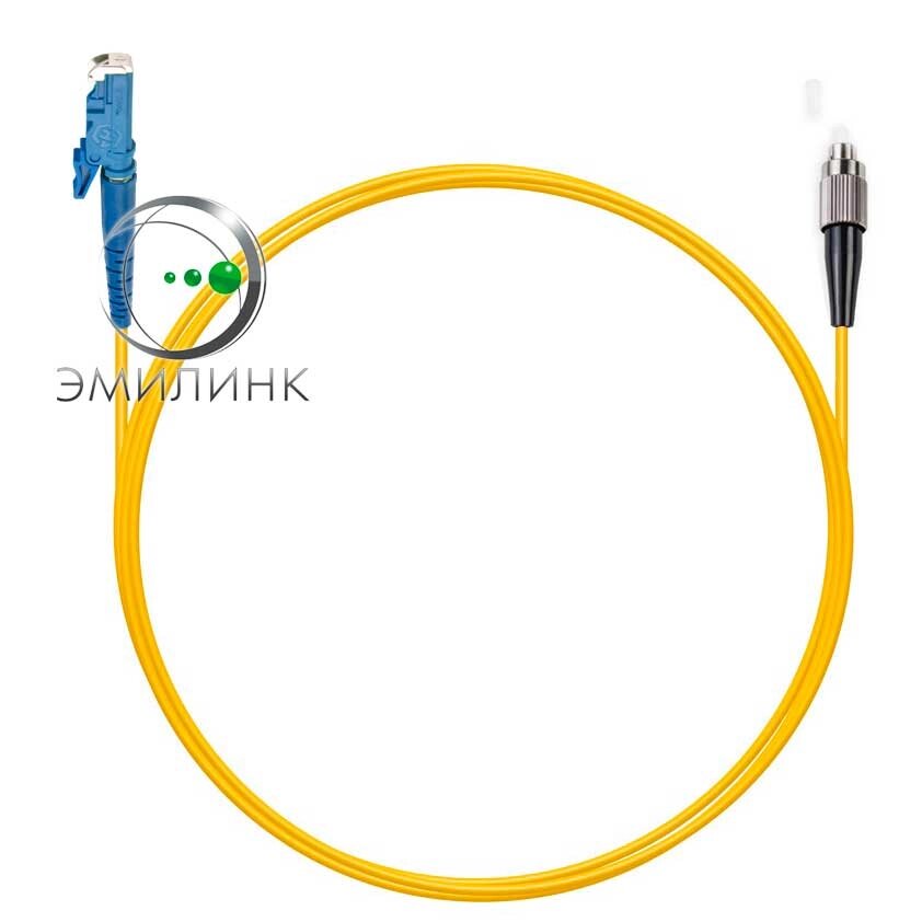 Шнур оптический spc E2000/UPC-FC/UPC 9/125 3.0мм 1м LSZH (патч-корд) от компании ТОО Alfaopt KZ - фото 1