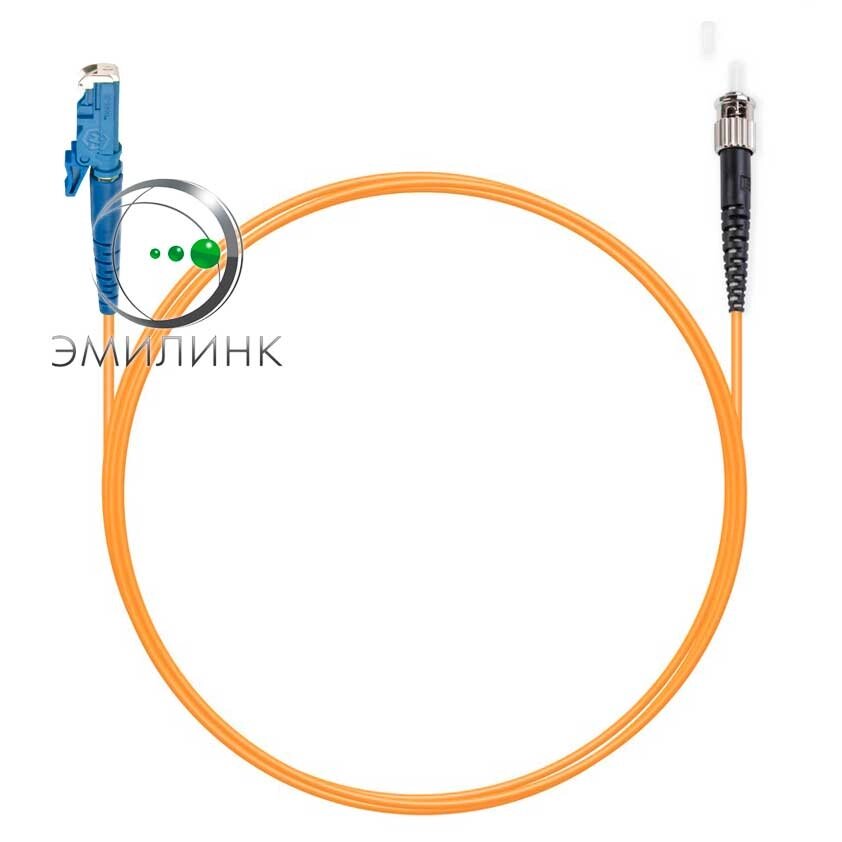 Шнур оптический spc E2000/UPC-ST/UPC 50/125 3.0мм 5м LSZH (патч-корд) от компании ТОО Alfaopt KZ - фото 1