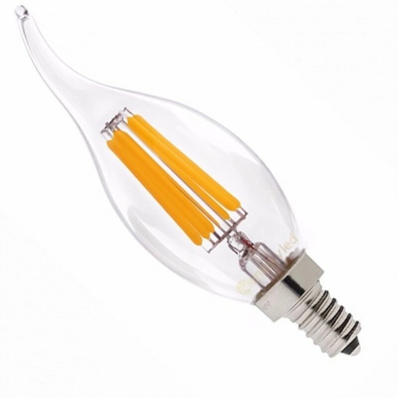 Светодиодная лампа Led Favourite E14 7.5W 220V Candle Tail Filament от компании ТОО Alfaopt KZ - фото 1