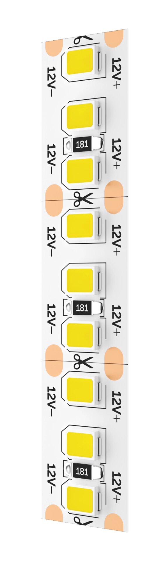 Светодиодная лента Geniled GL-180SMD2835 12В 16Вт/м 10x2000 2700-3000К IP33 от компании ТОО Alfaopt KZ - фото 1