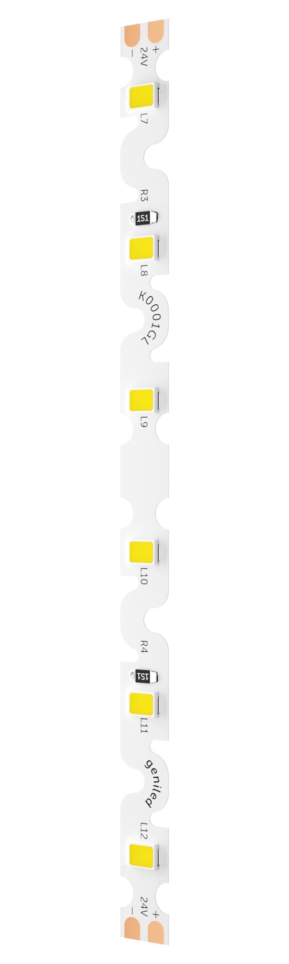 Светодиодная лента Geniled GL-60SMD2835 S-TYPE 24В 5Вт/м 6x5000 2700-3000К IP33 от компании ТОО Alfaopt KZ - фото 1