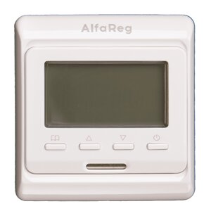 Терморегулятор AlfaReg E-51.716 Wi-Fi, программируемый со встроенным и выносным датчиком,16A)