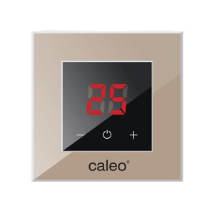 Терморегулятор для теплого пола Caleo Nova, кофейный