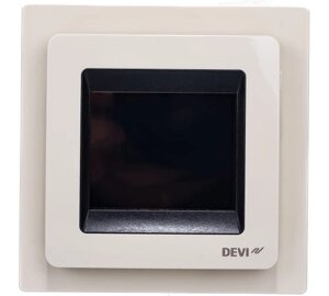 Терморегулятор для теплого пола DEVIreg Touch с комбинацией датчиков, бежевый, 16А
