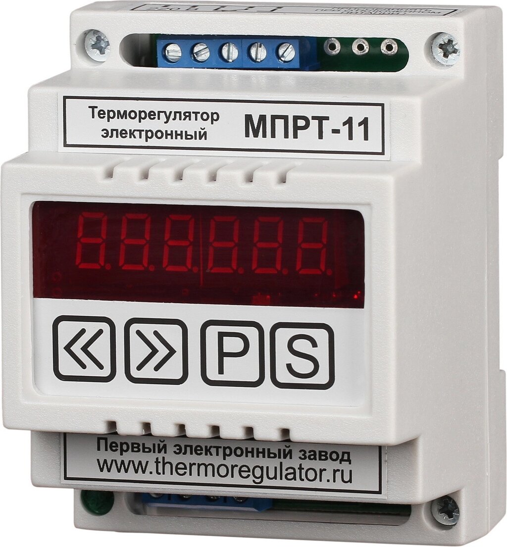 Терморегулятор МПРТ-11  без датчиков цифровое управление  DIN от компании ТОО Alfaopt KZ - фото 1