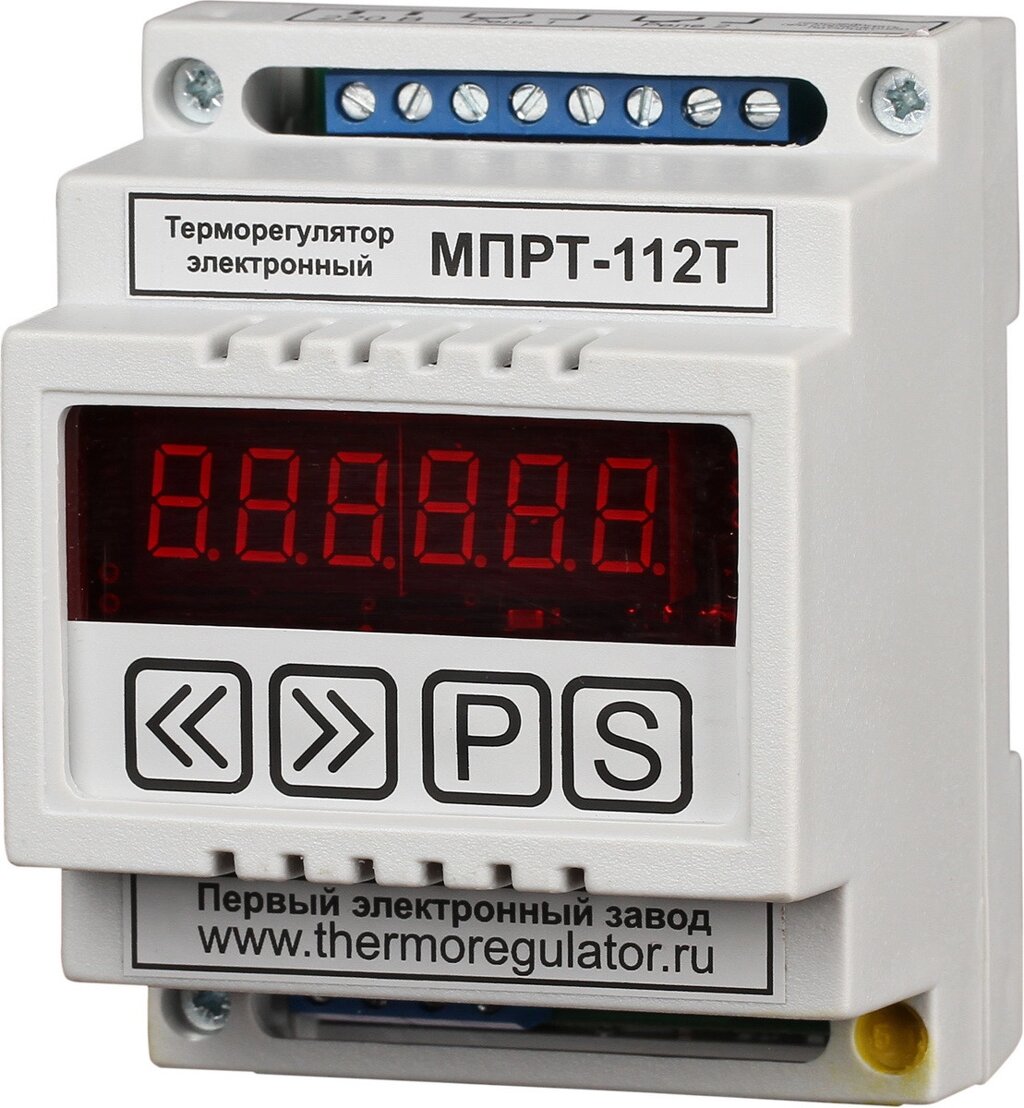 Терморегулятор МПРТ-112Т без датчиков, универсальный вход, цифровое управление DIN от компании ТОО Alfaopt KZ - фото 1