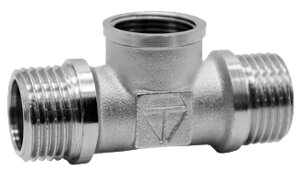 Тройник 1/2" наружный с переходом на внутреннюю резьбу HLV-110135. N. 01