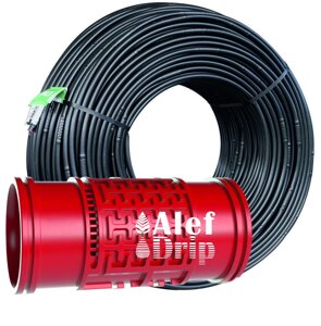 Капельный полив, трубка садовая AD SUPER LINE d16 PN 2 бар тс 1мм/39 мил, 2л/ч шаг 80см, бухта 200м