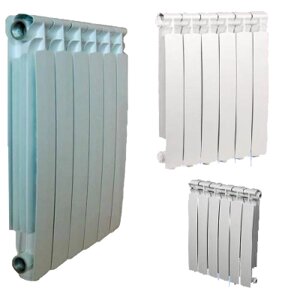 Радиатор Luxall 10/300 H-370 W-75-85 L-75 МПа=16Bt (=130B)
