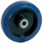 Колесо 73 125х36 без кронштейна C/C 12 L. M. 40 GOMMA BLU cod 732103AE daN 200 кг