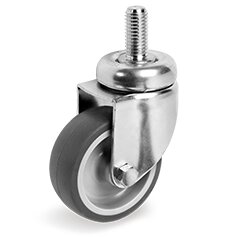 Колесо 38 60х22 поворотное шпилька SRC/FIL M12х25 cod 386202 daN 60 кг