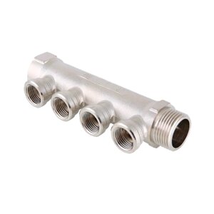 Коллектор наруж. резьба 20(3/4)*15(1/2) 3 выхода VALTEC VTc. 500. N. 0503