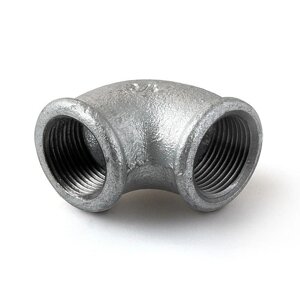 Отвод DN 50 F, чугунный оцинкованный