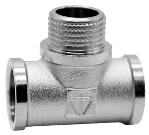 Тройник 1/2" с переходом на наружную резьбу HLV-110132. N. 01