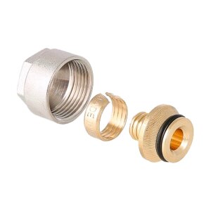 Соединитель 16х3/4 Valtec Евроконус для PEX трубы VT. 4410. NE. 16