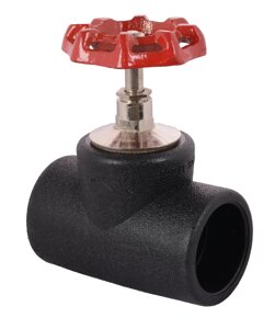 Вентиль 200 PE100 запорный под спайку внутрь Stop- Offvalve Poly