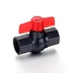 Кран шаровый 100 (4'') FF PVC