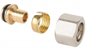 Евроконус-фитинг обжимной для ПЭ и МПТ MVI 3/4*16*2,0 вес 51 г уп 60/480 MC. 402.05