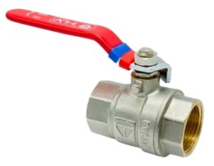 Кран шаровой 25х1" (ручка-рычаг) внут-внут резьба Optima HLV-101214. N. 03