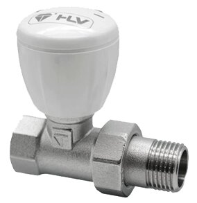 Радиаторный вентиль 3/4" ручной регулировки, прямой КОМПАКТ HLV-107008L. N. 02