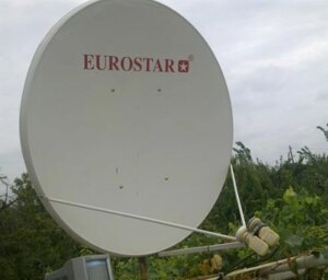 Антенна спутниковая Eurostar цельная, 180 см (б/у)