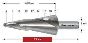 Конические сверла Karnasch 20.1472U