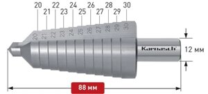Ступенчатые сверла Karnasch 21.3013