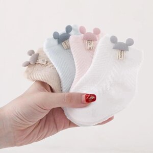 1 Пара новых детских носков для детей 0-2 лет, летние тонкие дышащие сетчатые носки для новорожденных, носки с